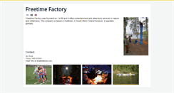 Desktop Screenshot of freetimefactory.com