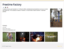 Tablet Screenshot of freetimefactory.com